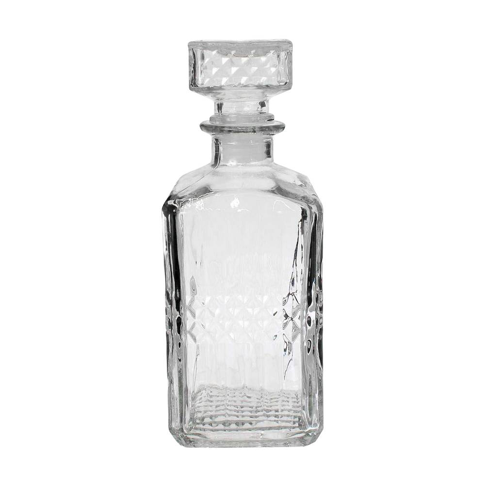 Botella para licor 930 ml con vasos de vidrio 200 ml 5 piezas