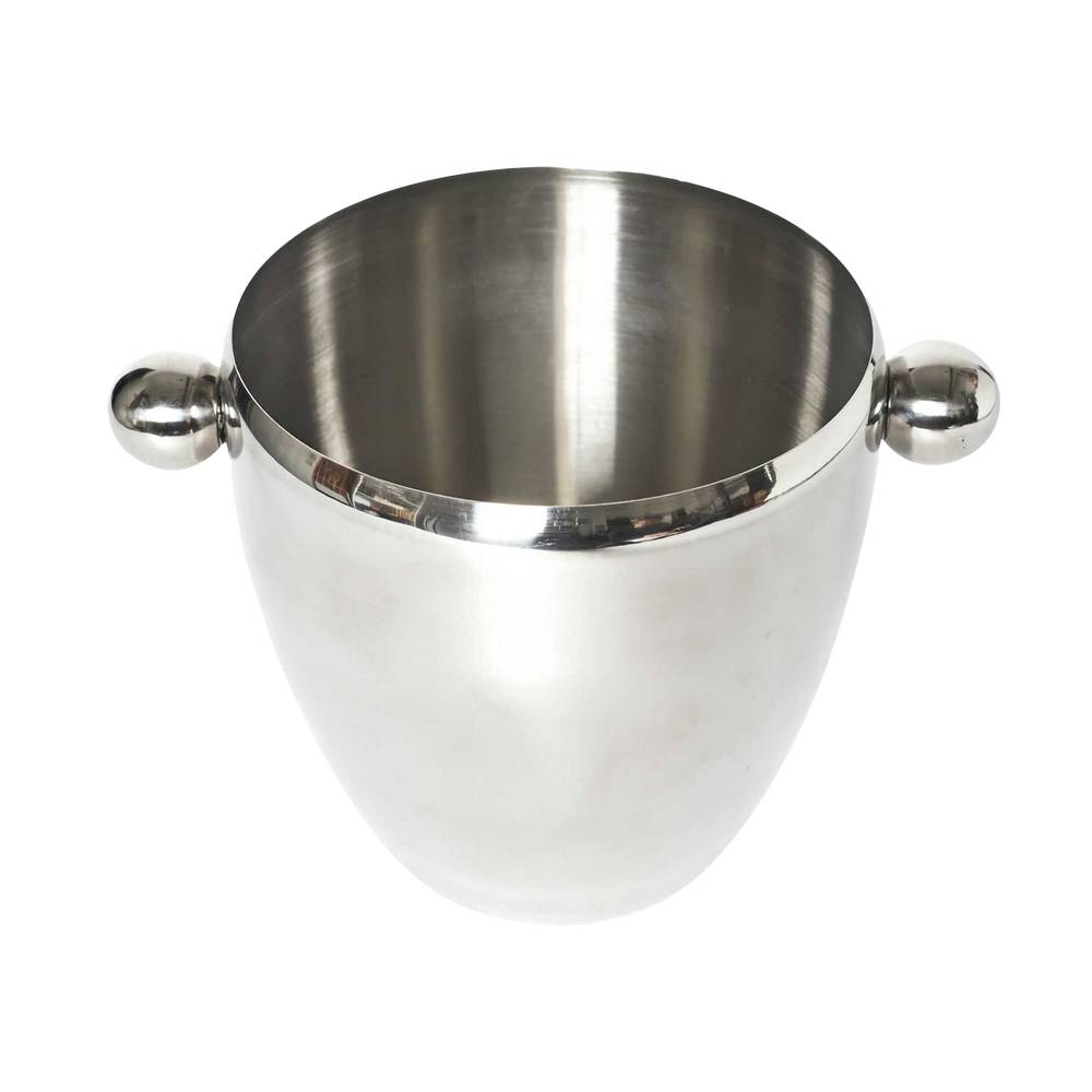 Hielera para bar metalica 1 l plateada