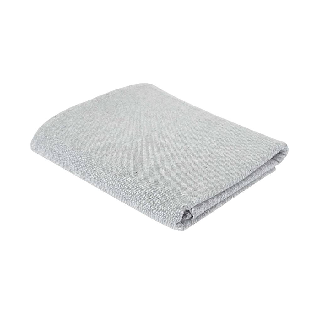 Mantel para mesa de algodón/poliester 140x250 cm gris