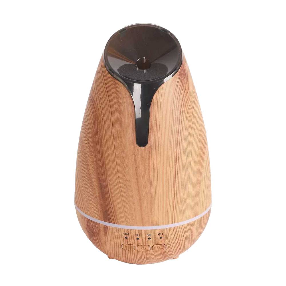Difusor plastico con luz led multicolor 120 ml café