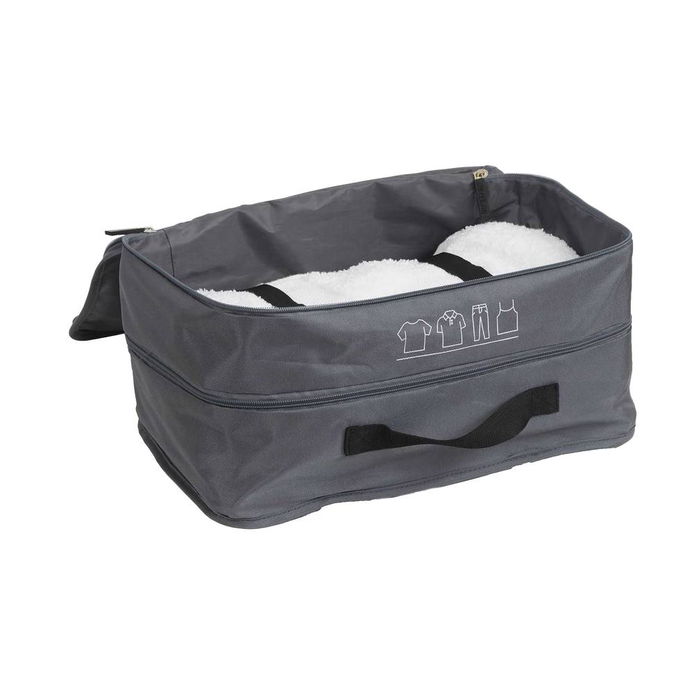 Organizador colgante para viaje 54x44x29 cm gris