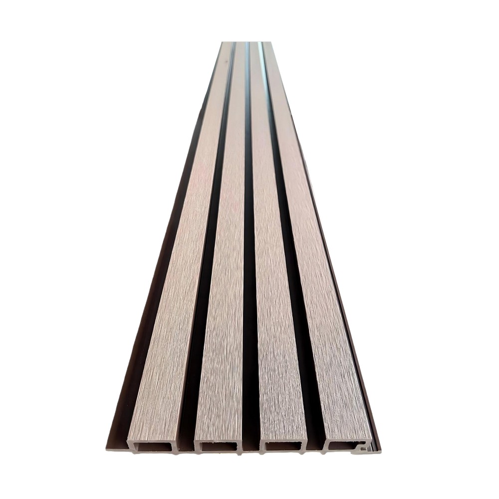 Panel decorativo wpc exterior 21.9 cm x 2.9 m light coffee
