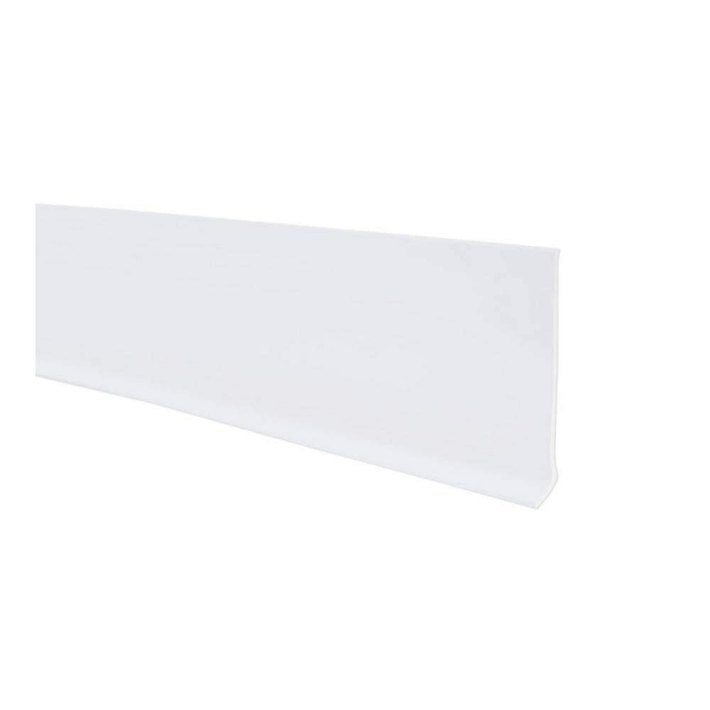 Rodapie de vinyl 10 cm x 1.22 m blanco