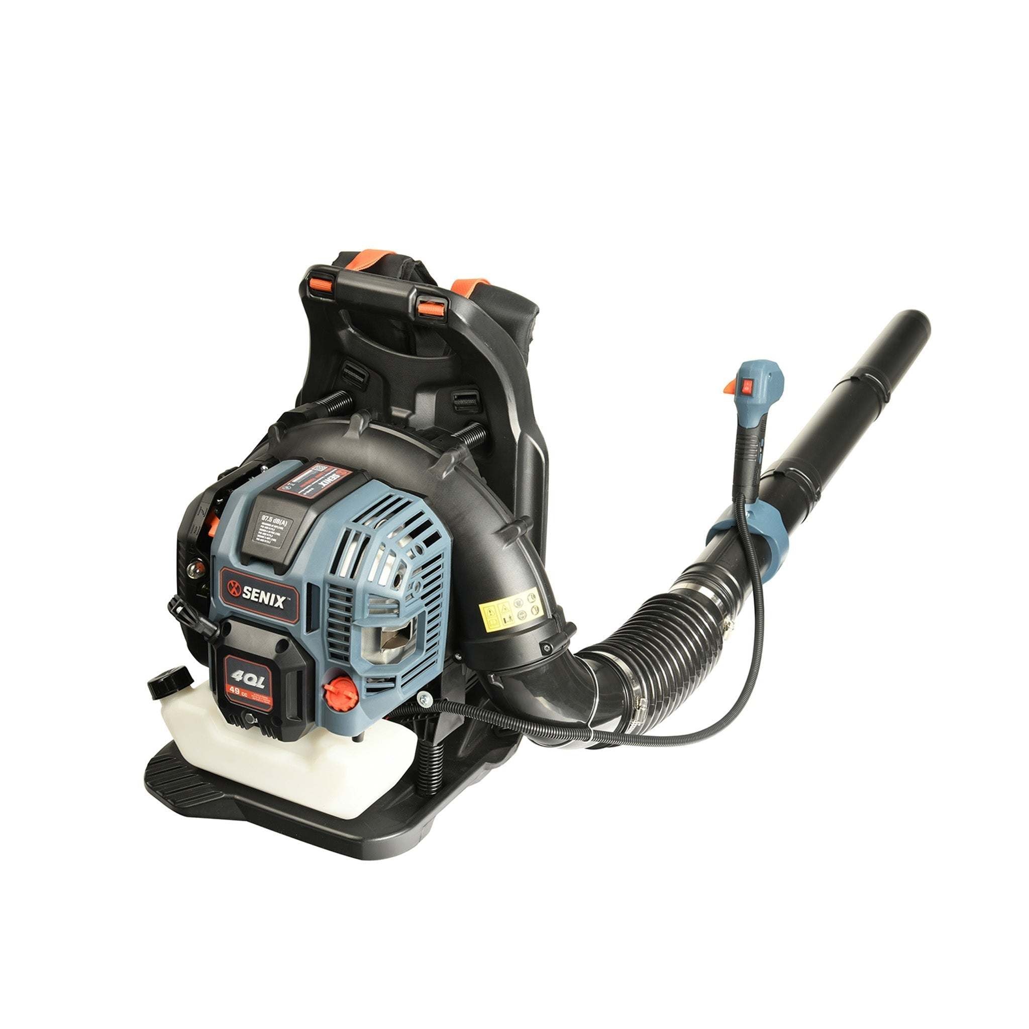 Sopladora de gasolina tipo mochila 49 cc 195 mp 7000 rpm