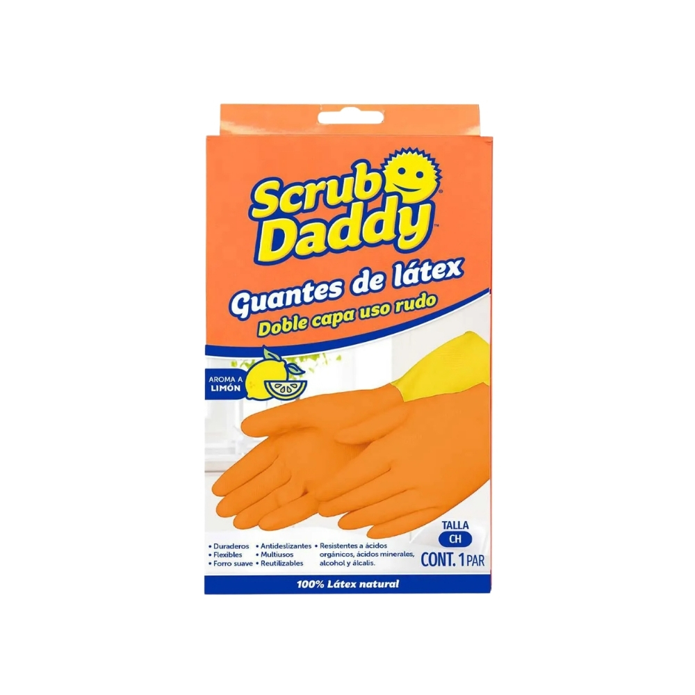 Guante de latex con aroma para limpieza talla s