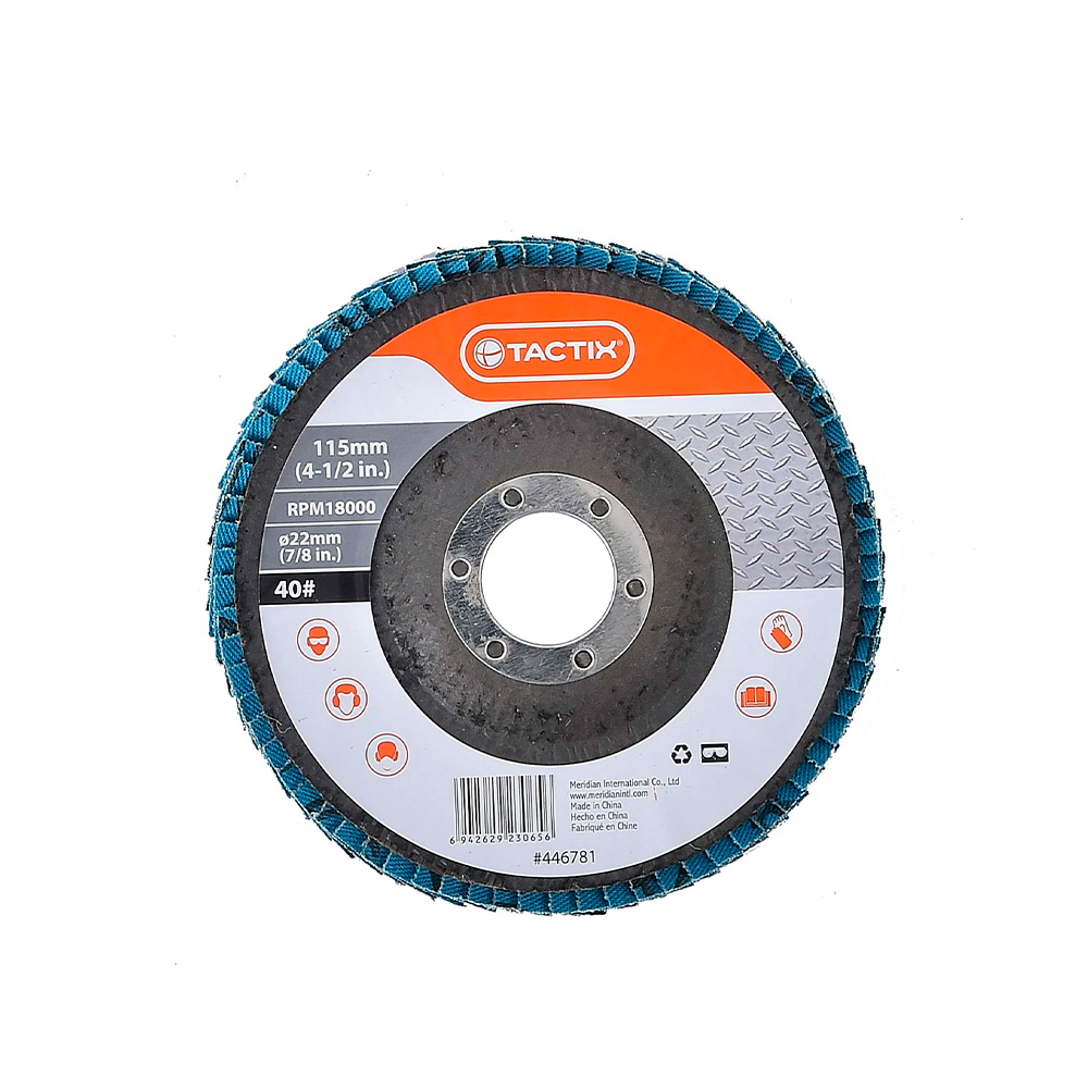 Disco lija zirconio 4.1/2 pulg grano 120