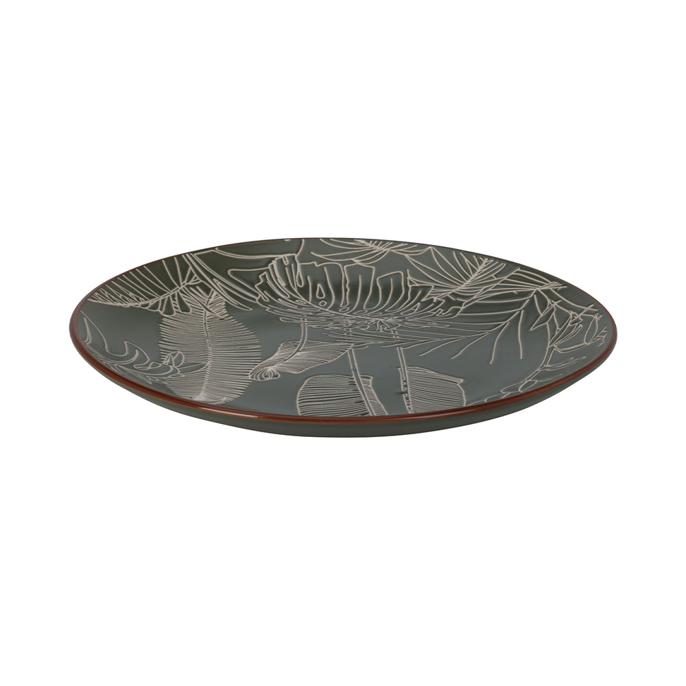 Plato de ceramica tropical surtido