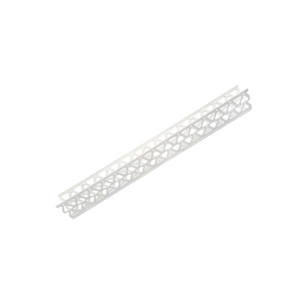 Esquinero plastico para pared de block 2 1-2 pulg x 2 1-2 pulg x 10 pies
