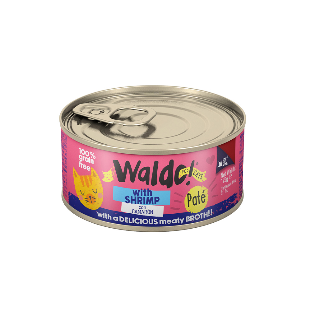 Paté para gato lata 175 g sabor a camaron
