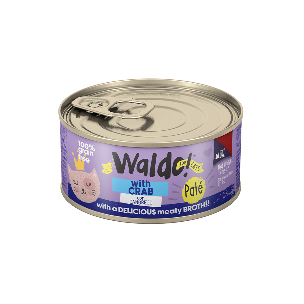 Paté para gato lata 175 g sabor a cangrejo