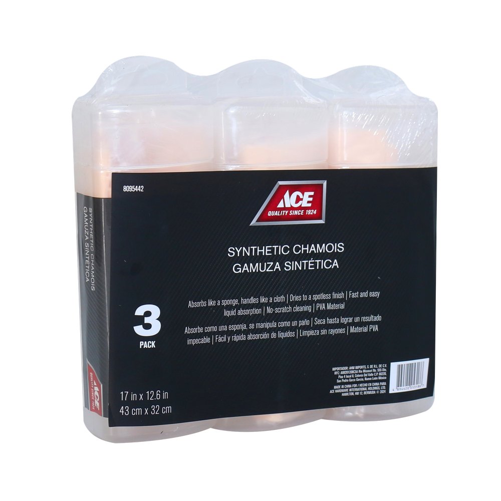 Franela chamois 3 piezas