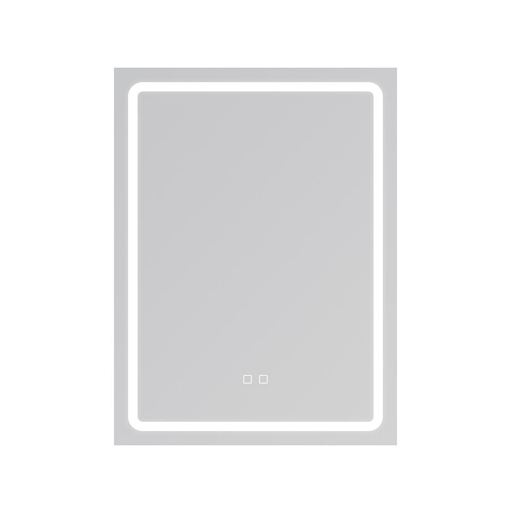 Espejo con luz led cct rectangular 60x80 cm