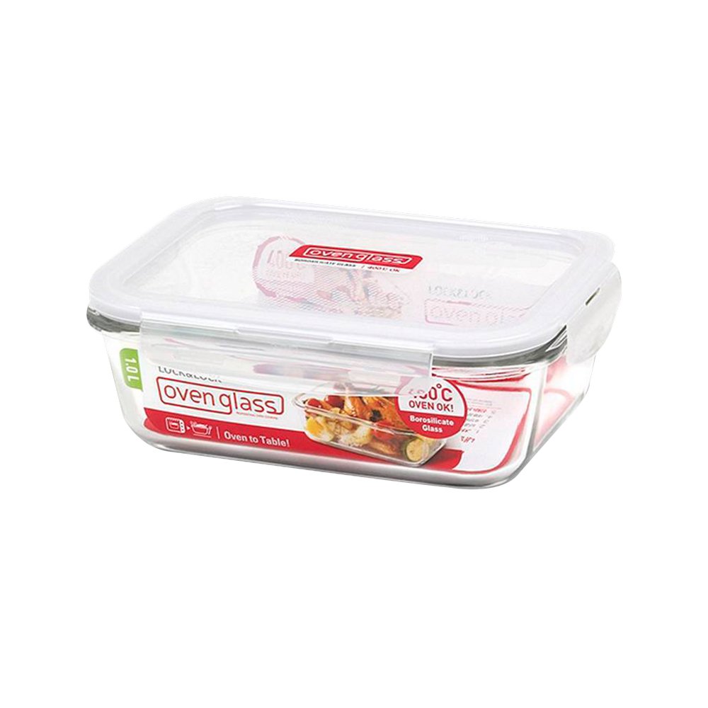 Deposito de vidrio para comida 1000 ml euro glass