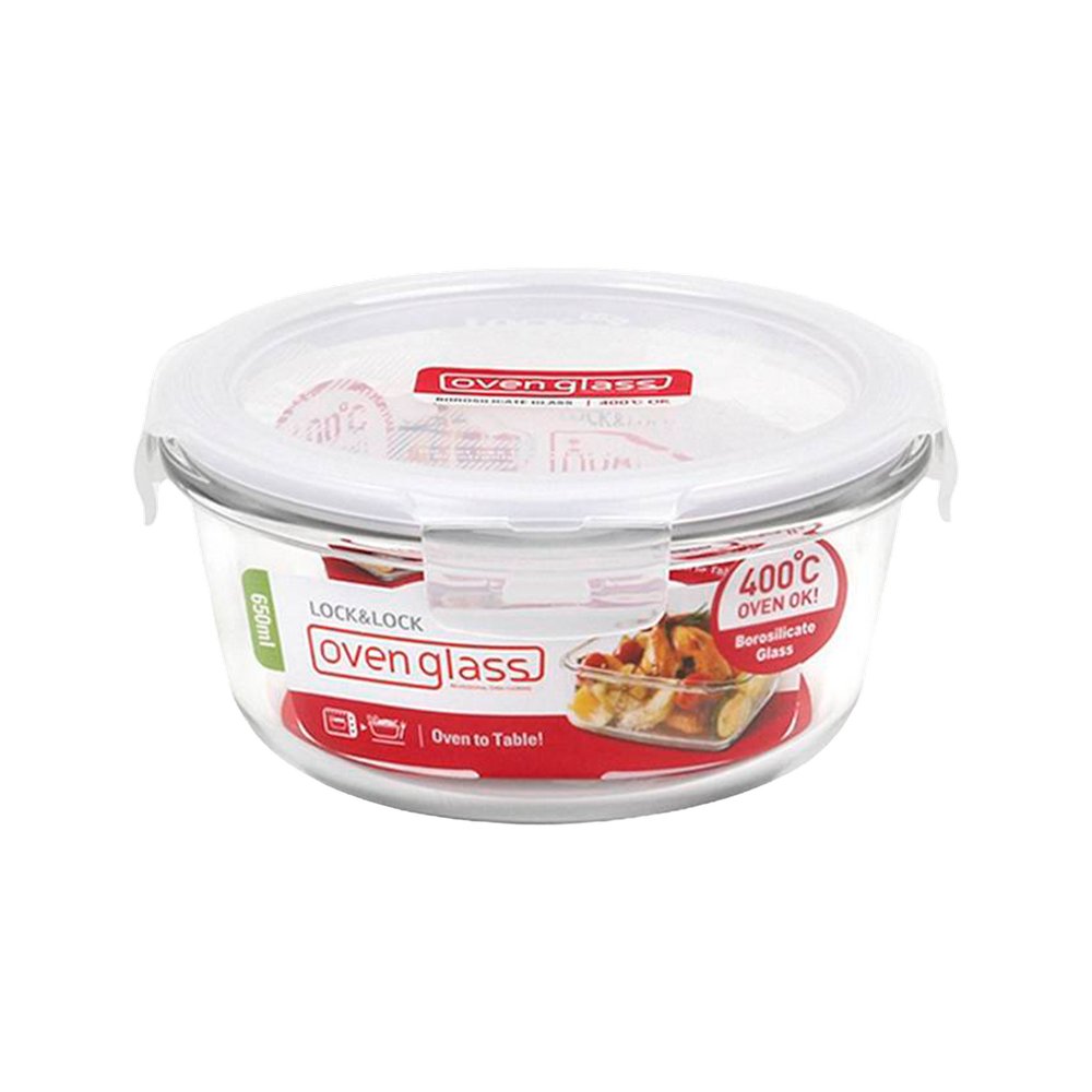 Deposito de vidrio para comida 650 ml euro glass