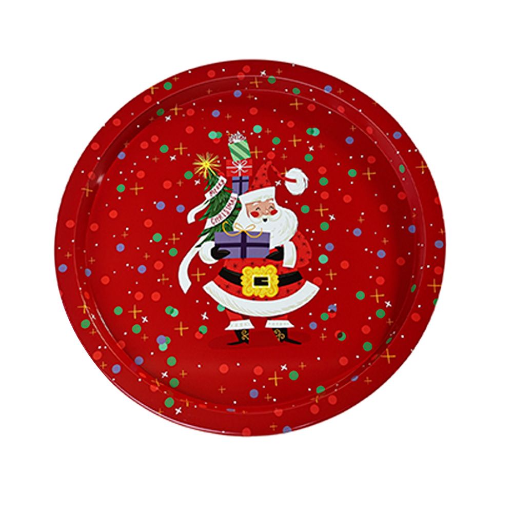 Adorno navideño de hojalata de 32.5 cm