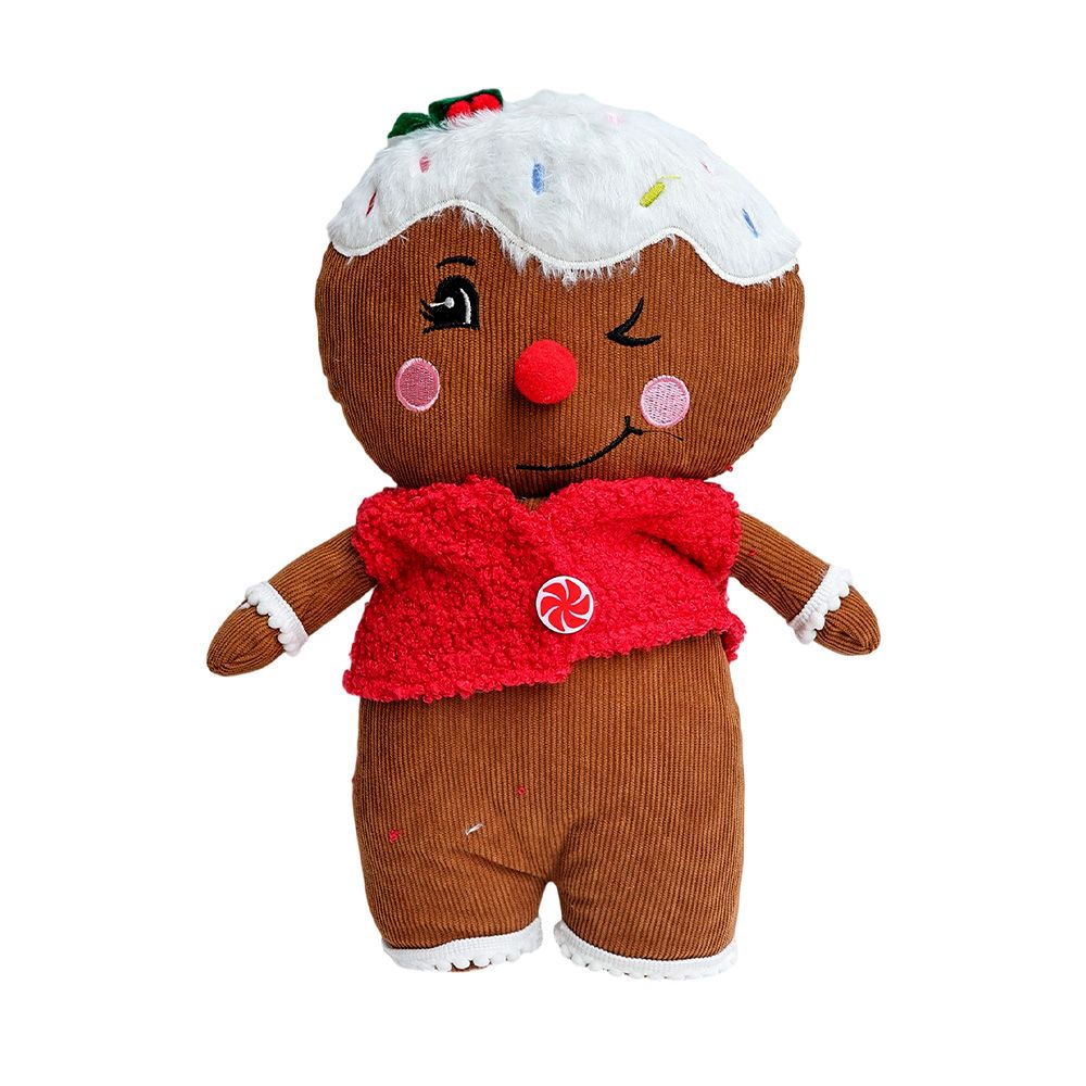Cojin navideño 30x26 cm galleta de jengibre café jbxmas