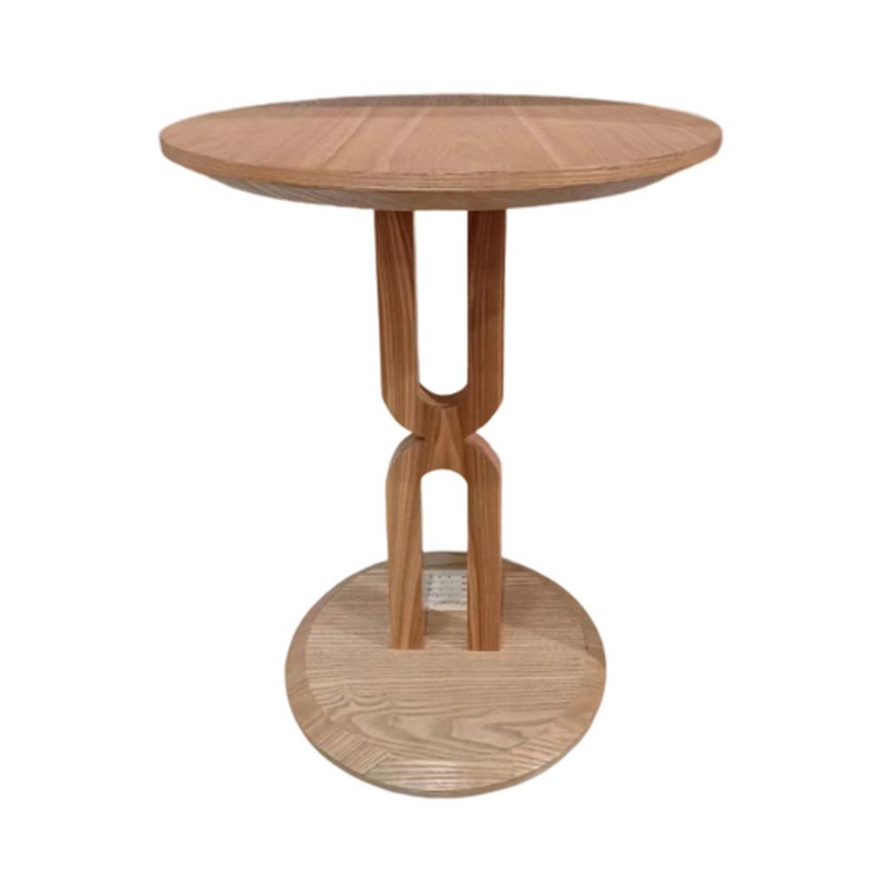 Mesa lateral de mdf 40x50 cm color madera