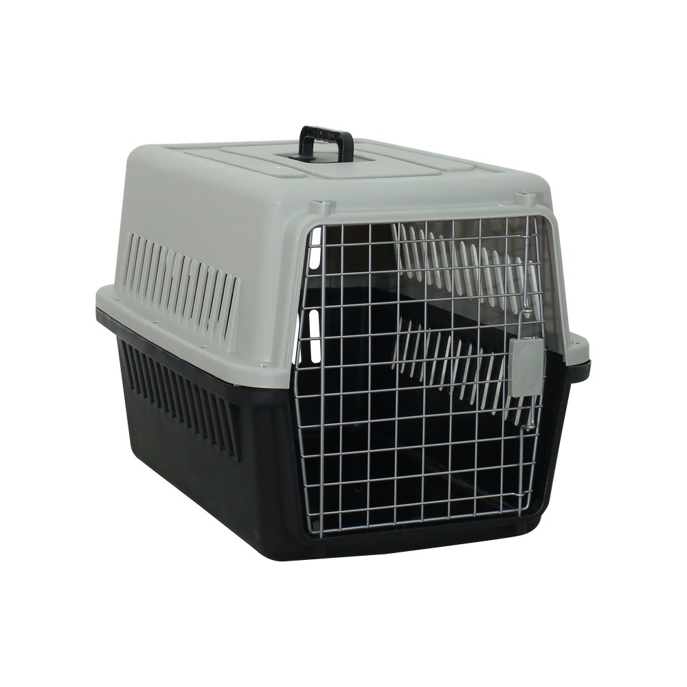 Transportador para mascotas plastico 67.5x51x51 cm gris