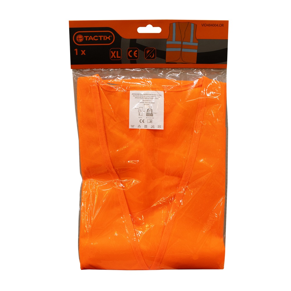 Chaleco reflectivo naranja