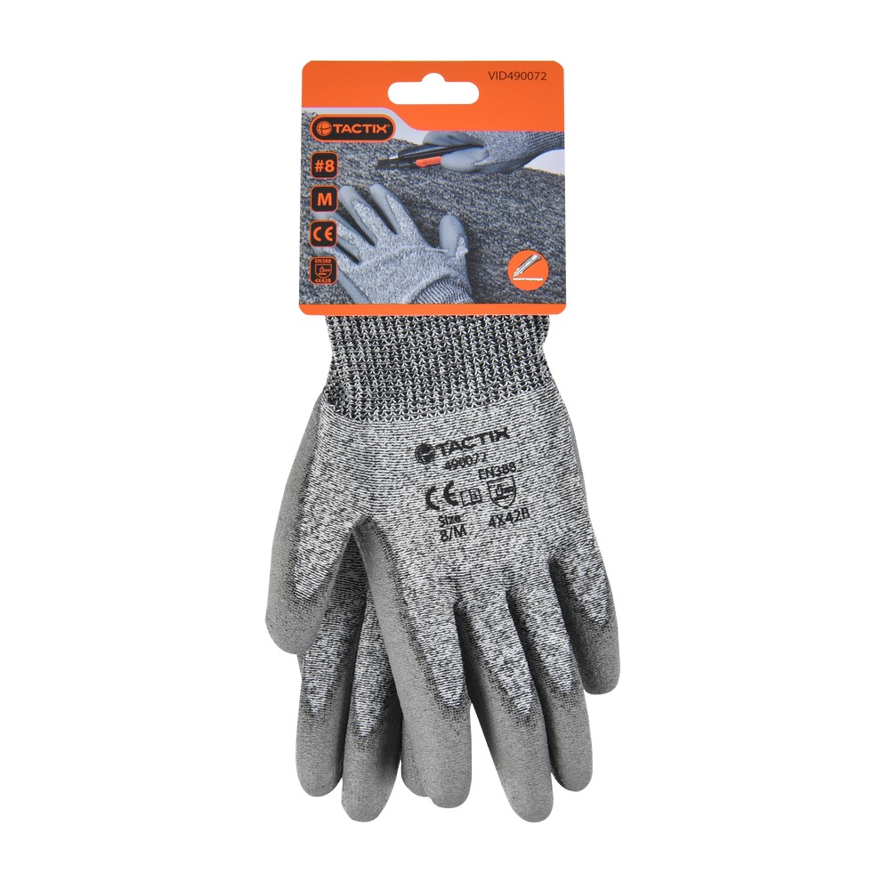 Guantes anticorte n4 talla 8