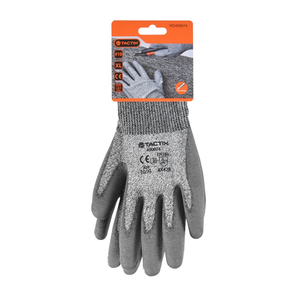 Guantes anticorte n4 talla 10
