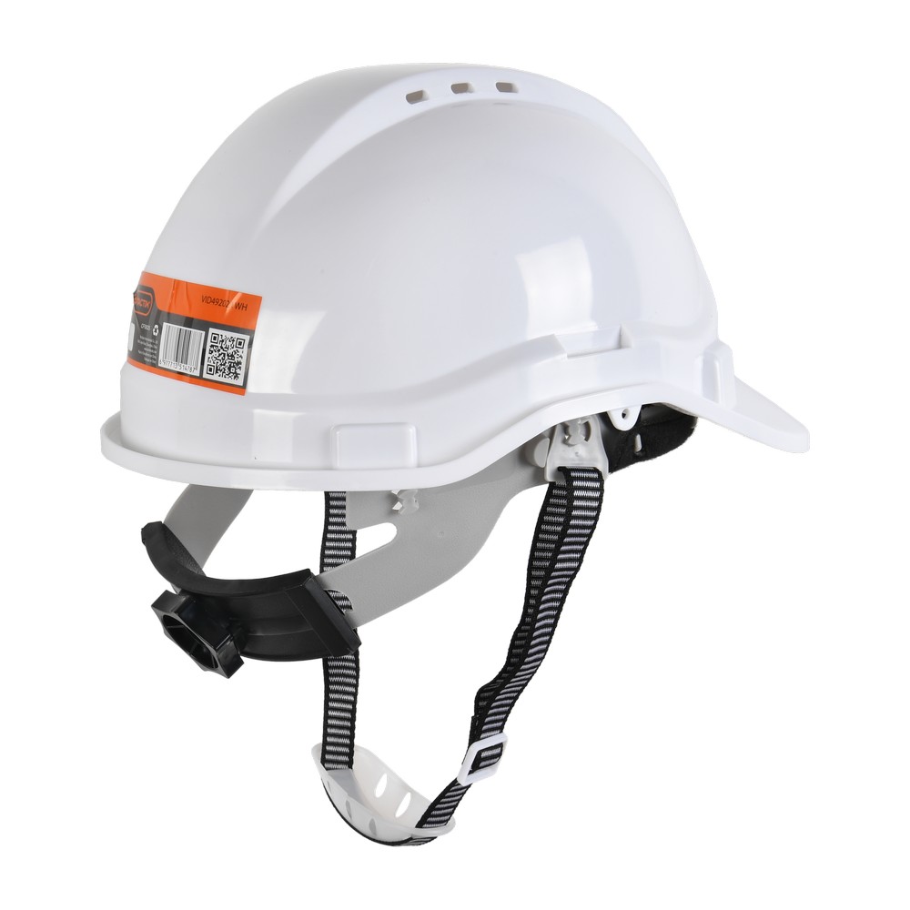 Casco blanco con ratch