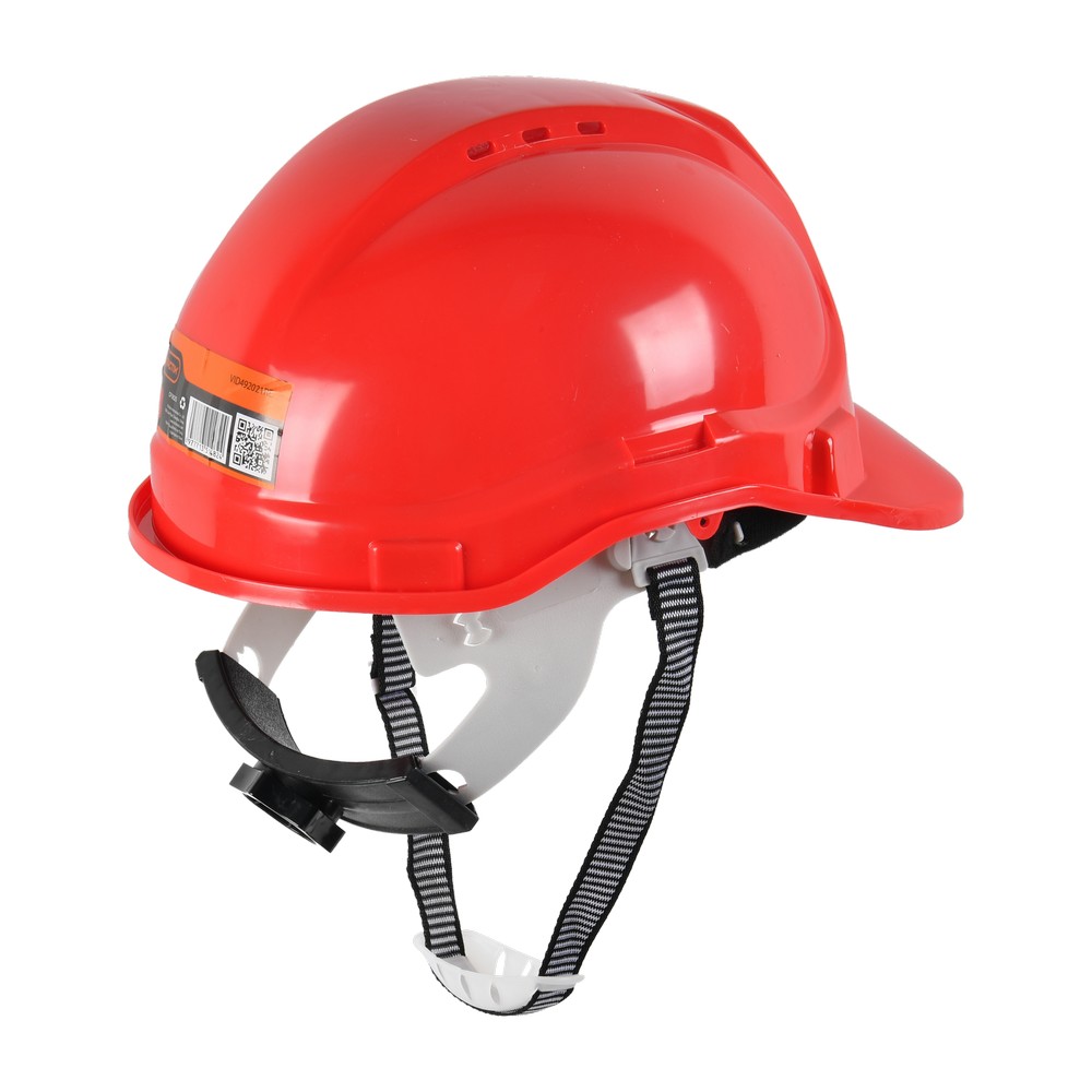 Casco rojo con ratch