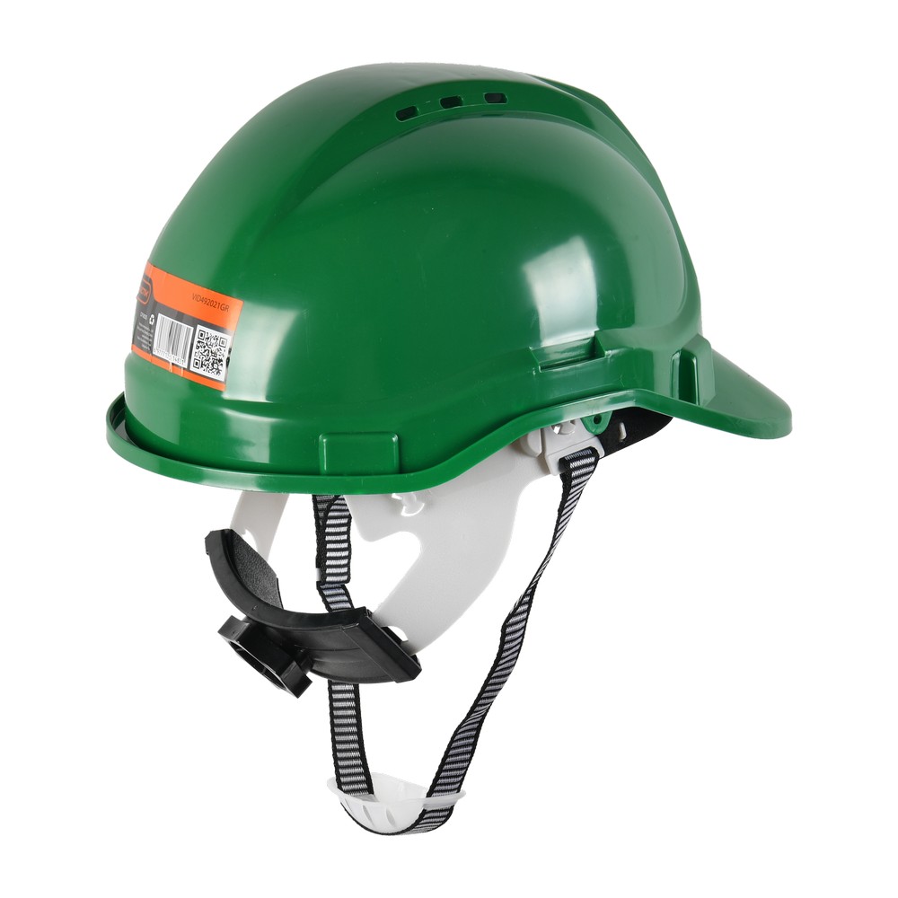 Casco verde con ratch