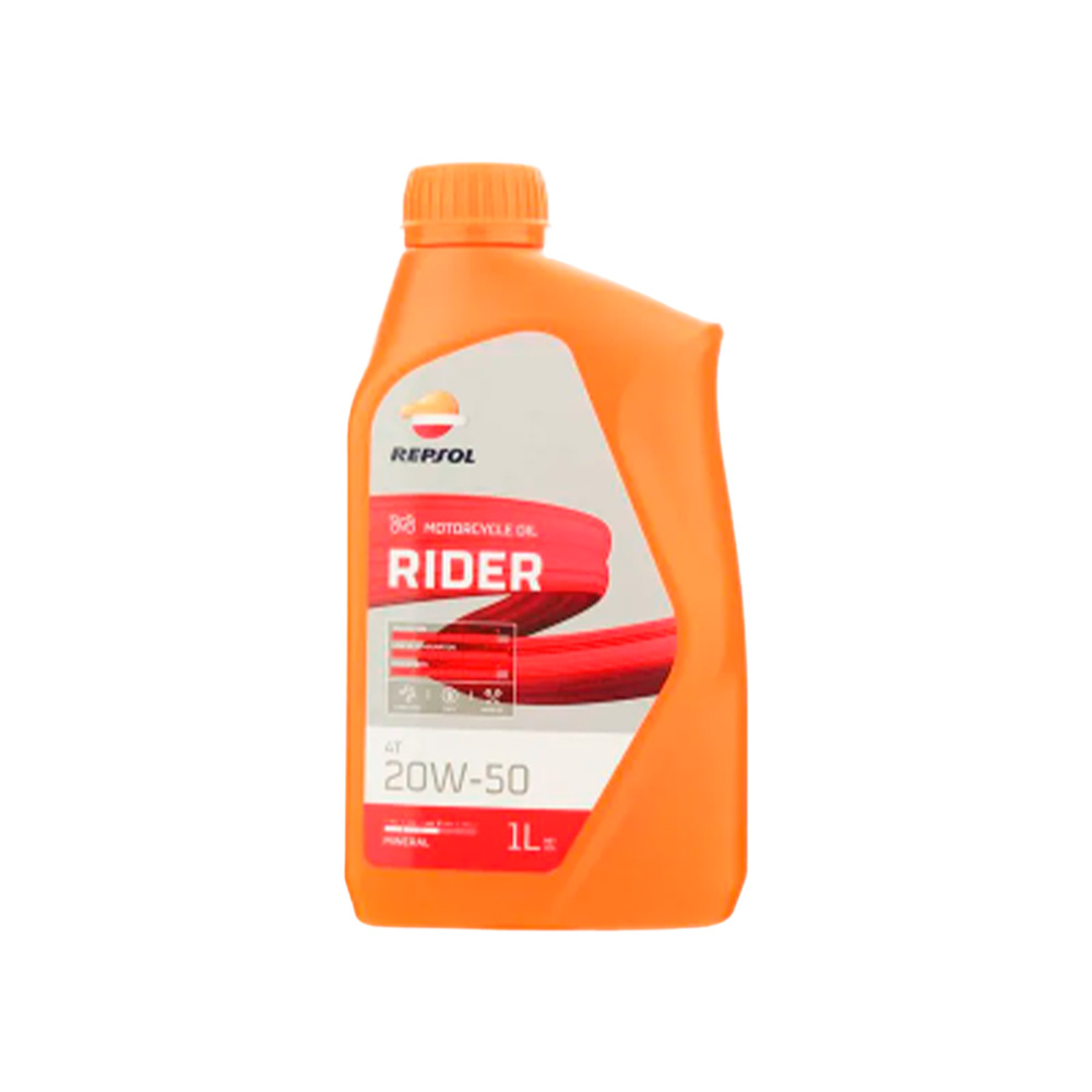 Aceite repsol rider 4t premium 20w50 1 litro