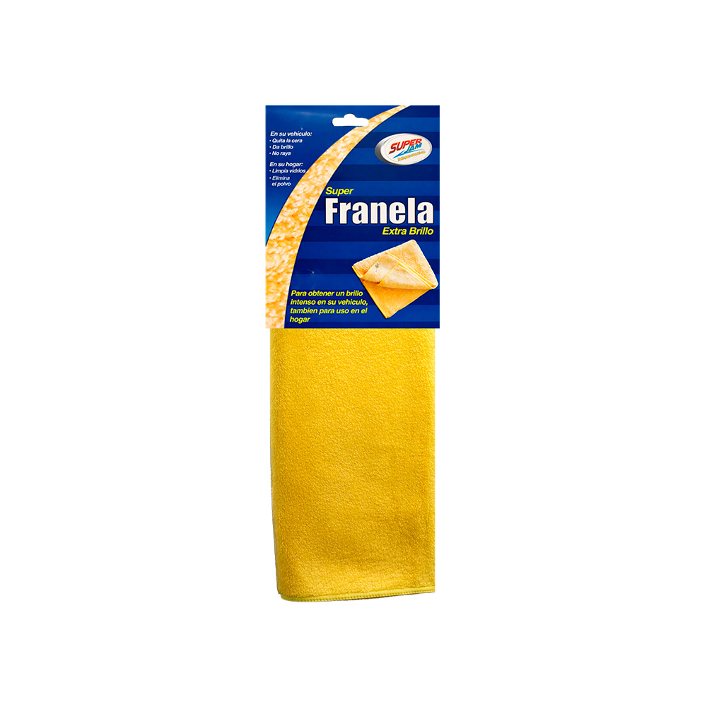 Franela sintetico suave extra brillo