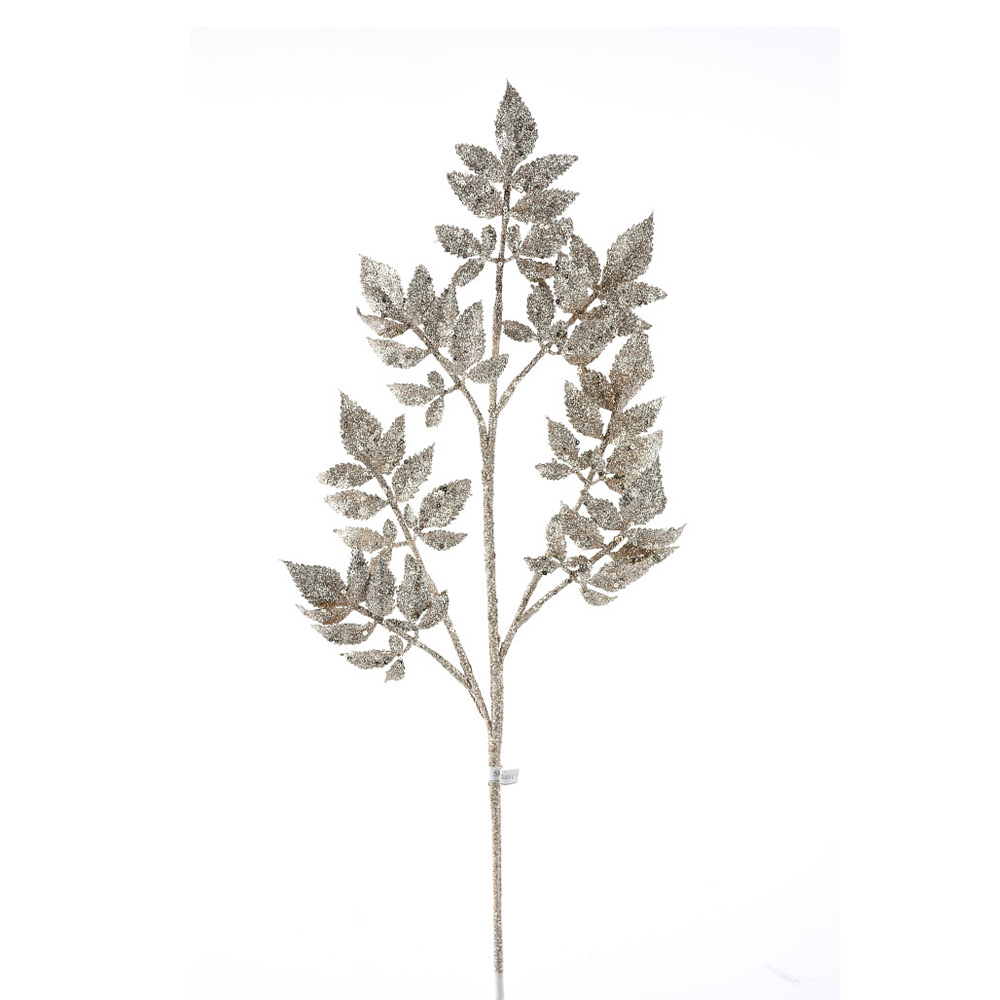 Rama navideña champagne de 71 cm