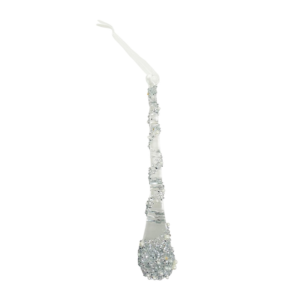 Ornamentos navideño de perlas acrílicas de 20 cm 4 pzas