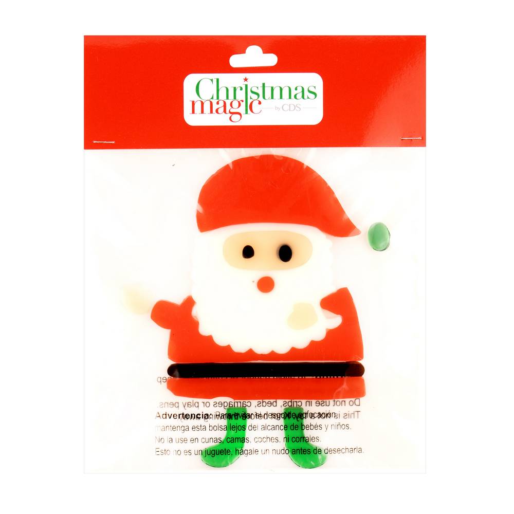 Sticker navideño de gel de 15.2 x 20.3 cm