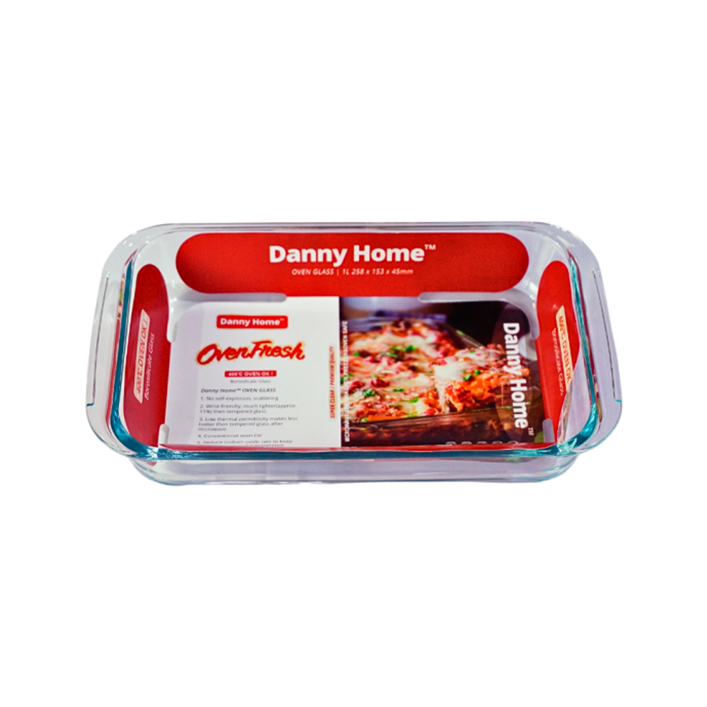 Pyrex para hornear de vidrio 25.8x15.3 cm