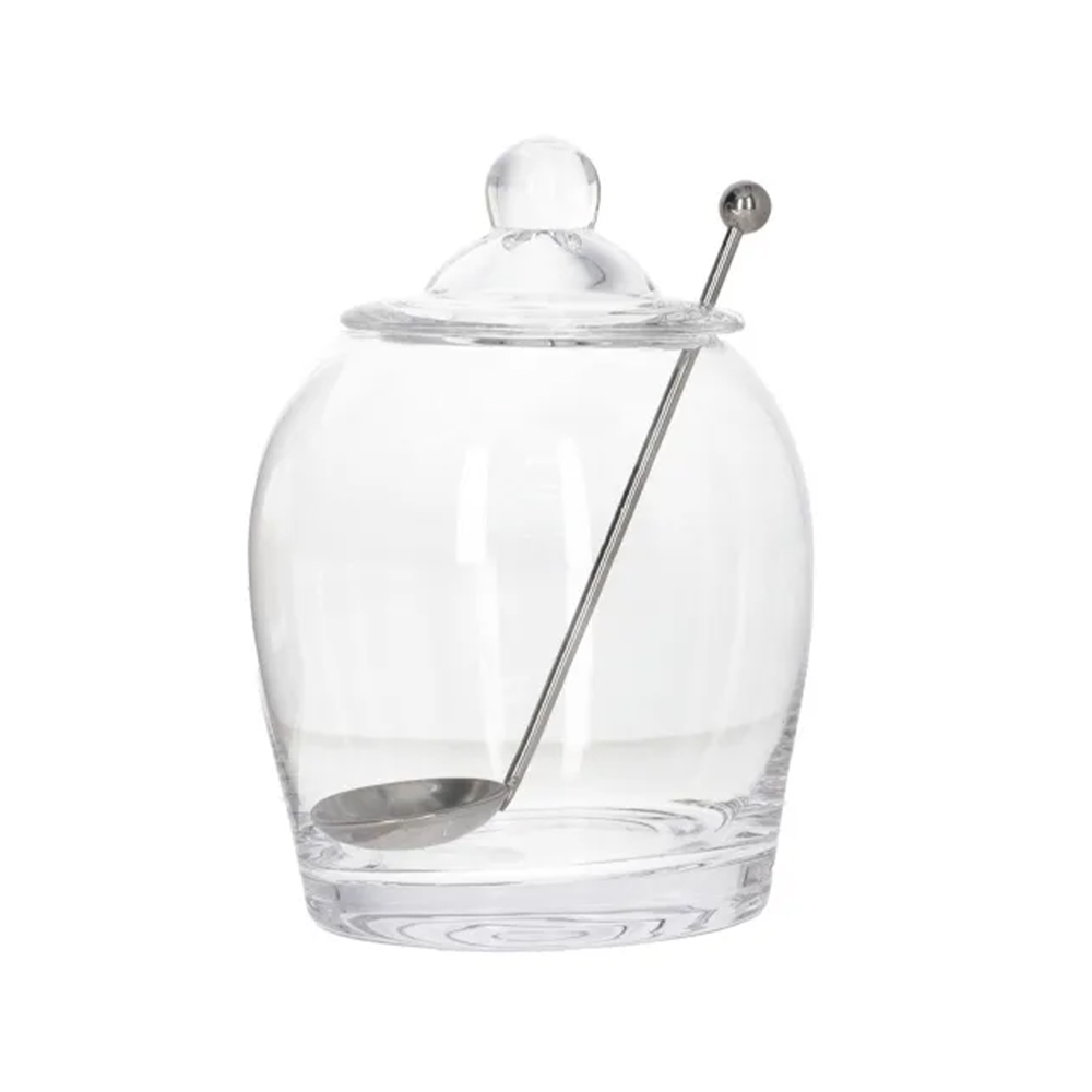 Deposito de vidrio para aceitunas 9.5x29.7x10.8 cm