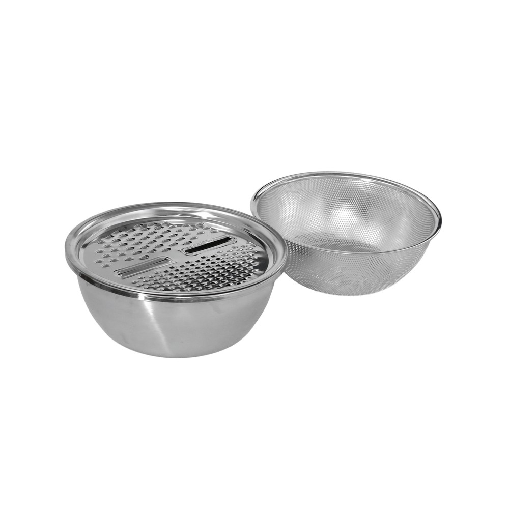 Rallador con deposito de acero inoxidable 26 cm