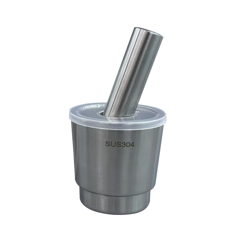 Mortero para ajo de acero inoxidable 10 cm