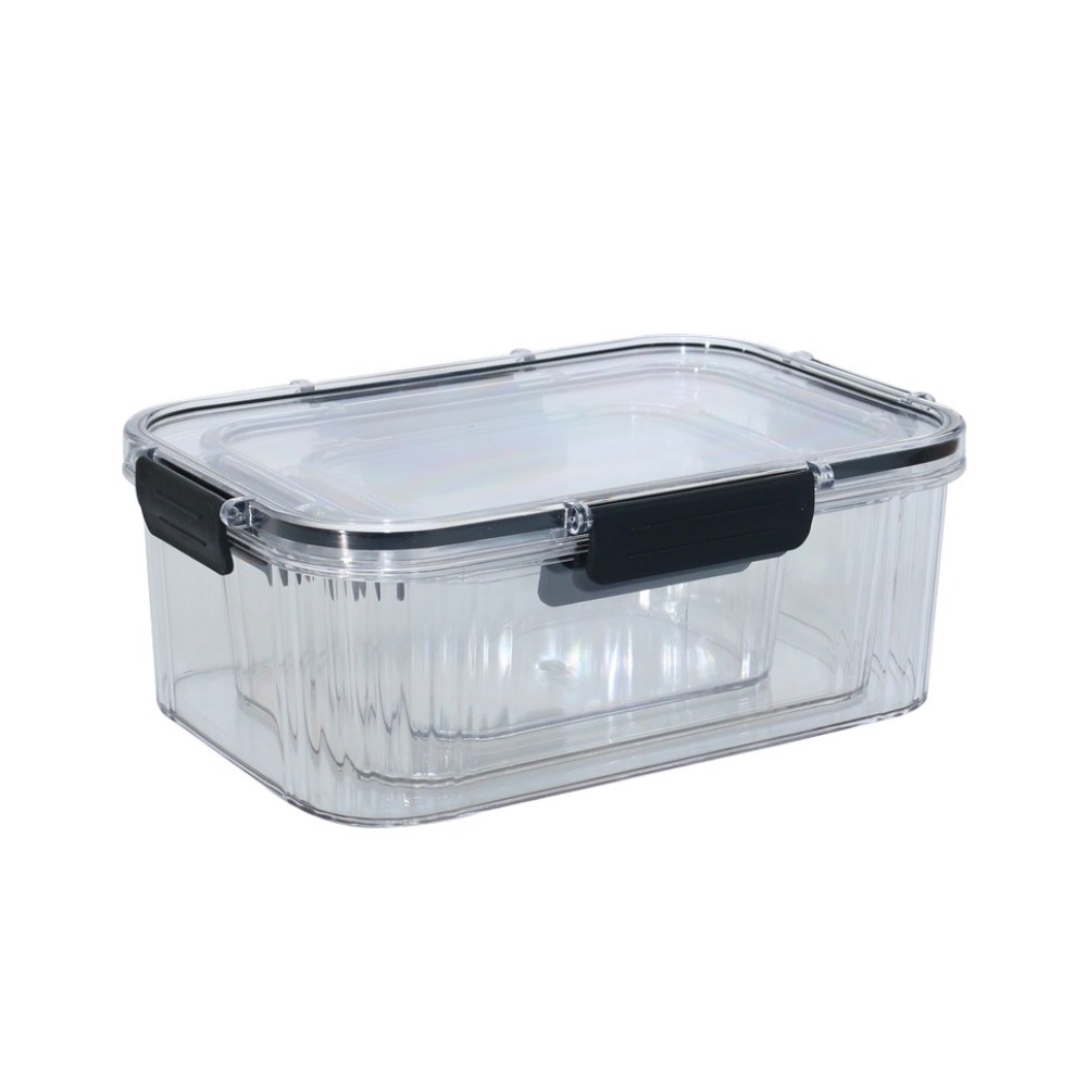 Deposito plastico hermetico rectangular 450-1000-1800 ml