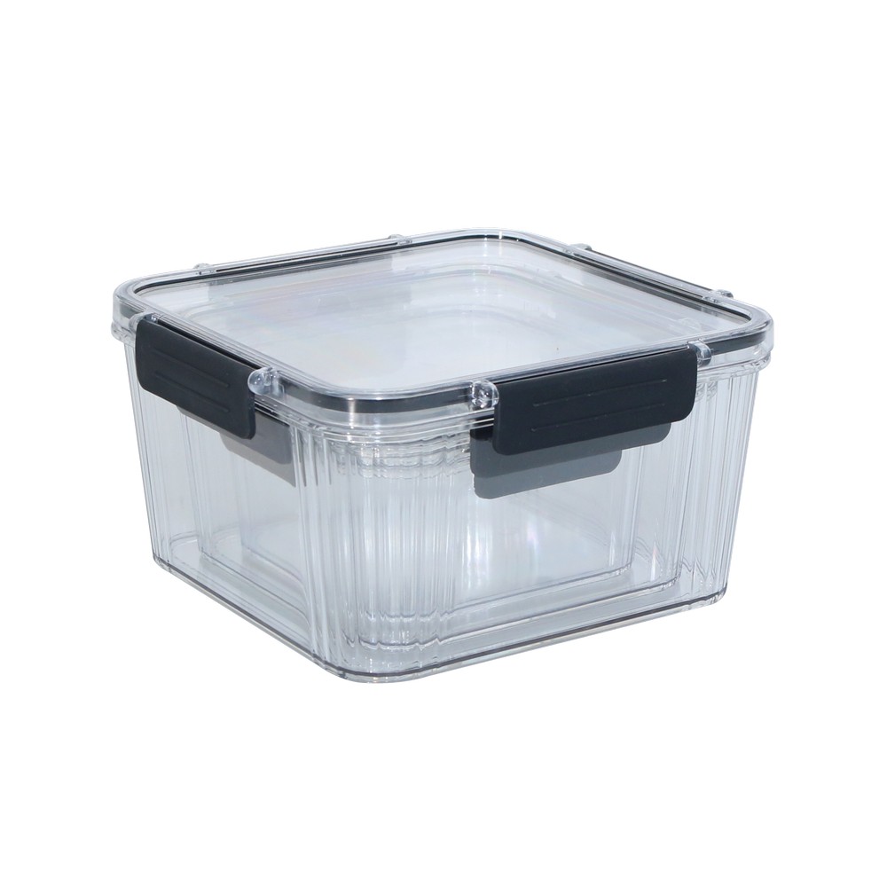 Deposito plastico hermetico cuadrado 500-900-1500 ml