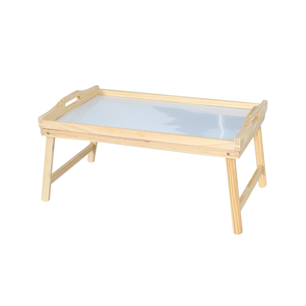Azafate desayunador de madera 50x30x23 cm