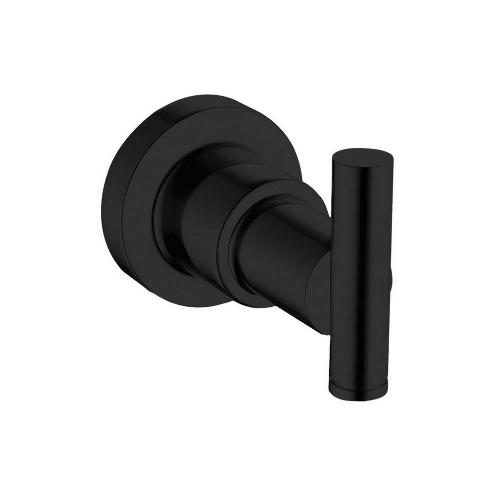 Percha sencilla negra
