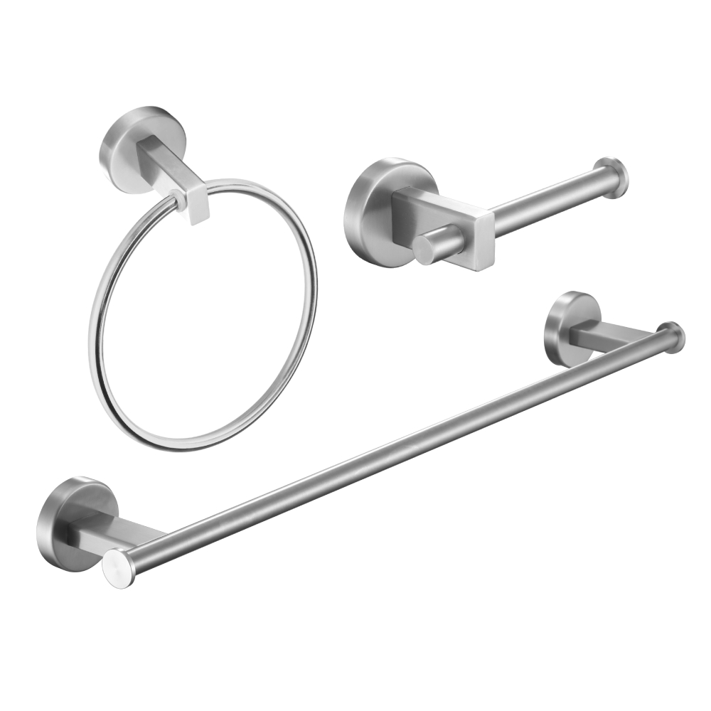 Accesorios para baño satinado