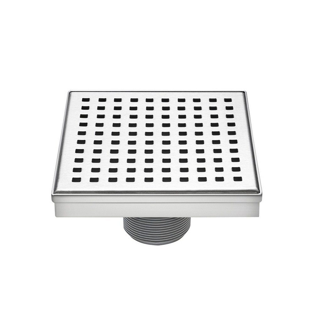 Coladera para baño cuadrado