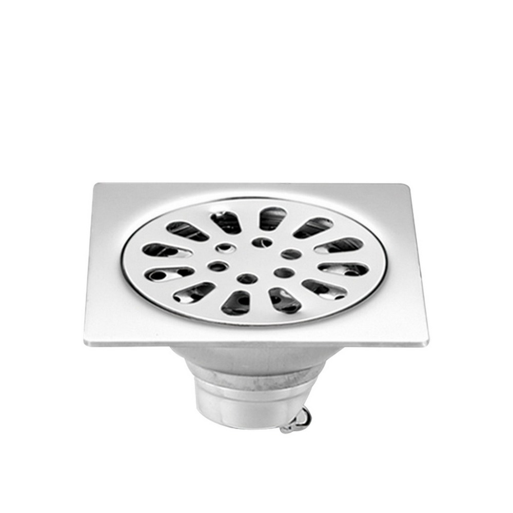 Coladera para baño cuadrado