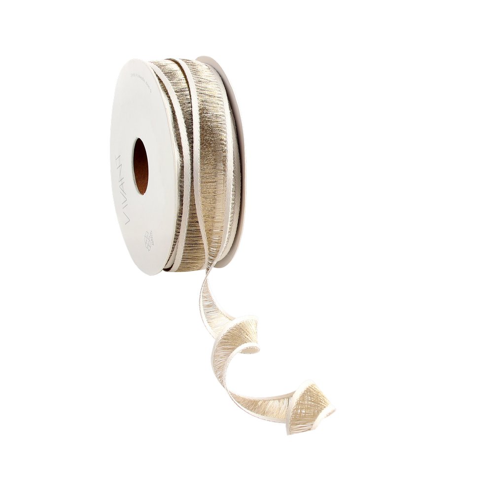 Liston navideño 3 m crema wwxmas