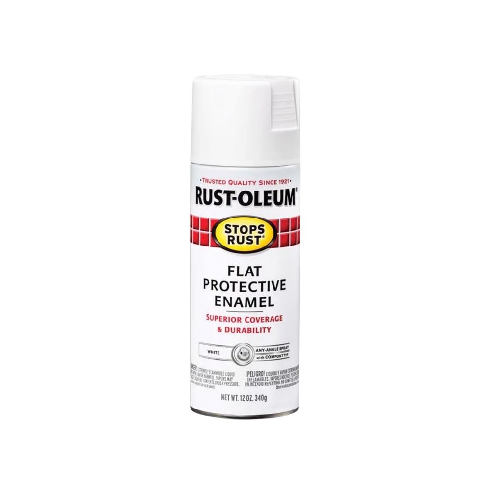 Pintura en spray 12 oz blanco mate antioxido