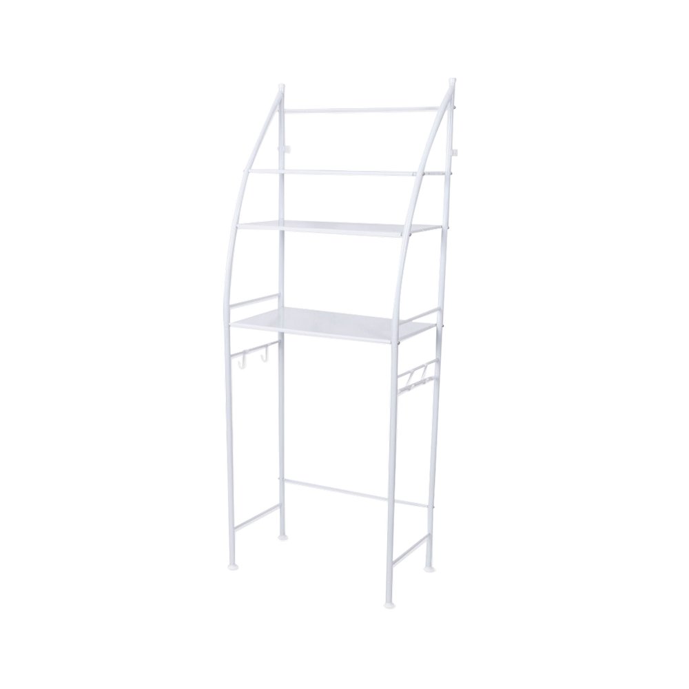 Organizador para lavadora 3 repisas metal blanco