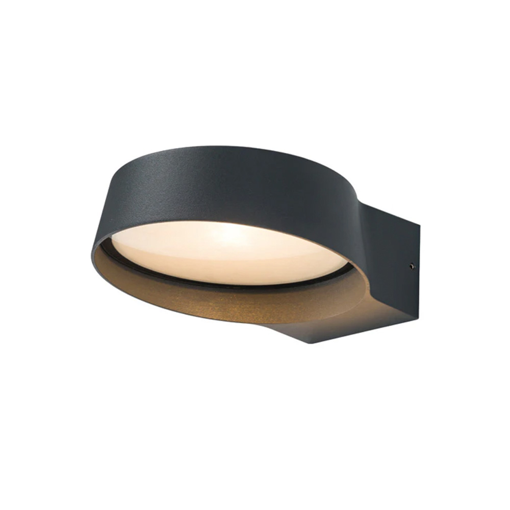 Lampara de pared exterior led 12.9w 3000k 100-240v 1250lm 16.2 x 19.2 x 6 cm