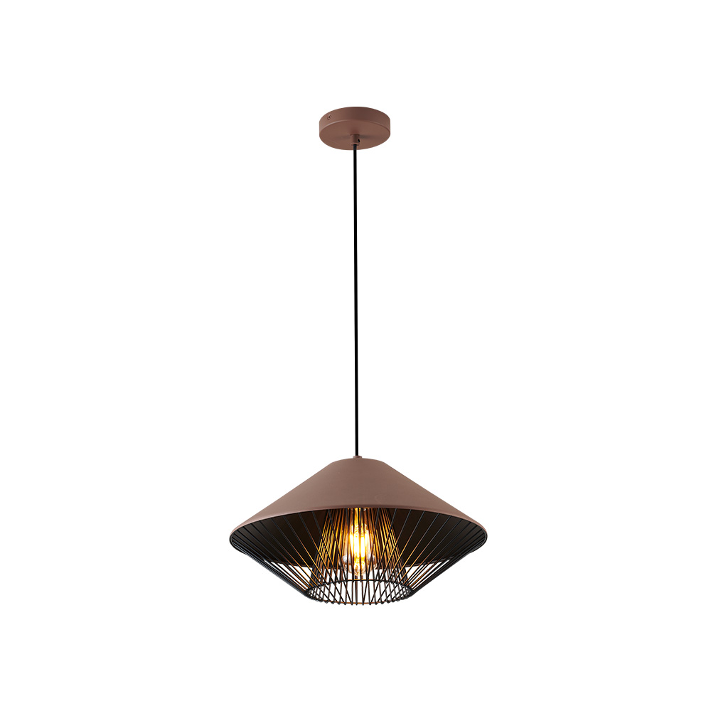Lampara colgante e27 100-240v 39.6 x 20.8 cm