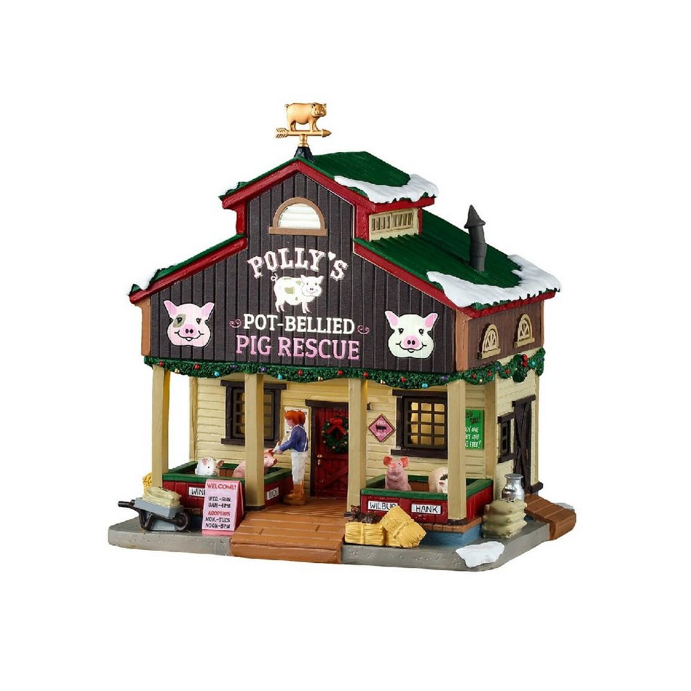 Villa navideña 1.5v pig rescue